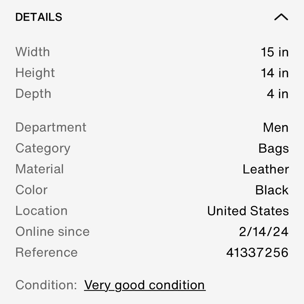 Louis Vuitton Graphite Damier Canvas Bag Retail $1800 - Picture 9 of 9